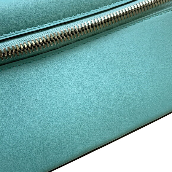 Hermes Hermès Bolide Secret Blue Atoll Handbag/Swift with X Stamp - Picture 10 of 16